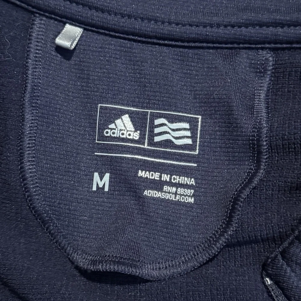 Adidas Sweater 1/4 Zip Pullover Lightweight Performance Athletic Golf Medium‎